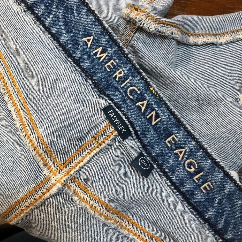 American Eagle Outfitters Easy Flex Distressed Denim Shorts